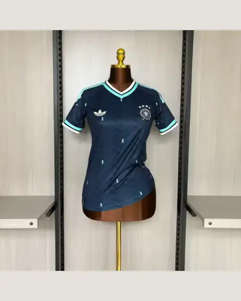 Camisa II Feminina Alemanha 26-27 Adidas — foto frontal