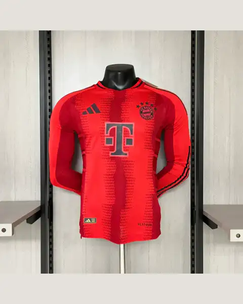 Camisa I Player Manga Longa Bayern 24-25 Adidas — foto frontal