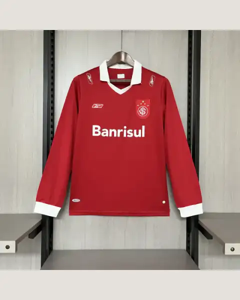 Camisa I Manga Longa Retrô Internacional 2006 Reebok — foto frontal