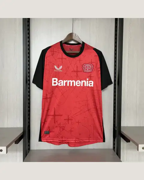 Camisa I Leverkusen 24-25 Castore — foto frontal