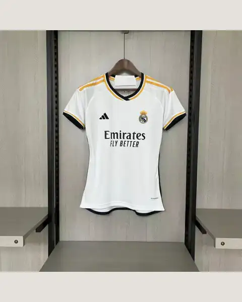 Camisa I Feminina Real Madrid 23-24 Adidas — foto frontal