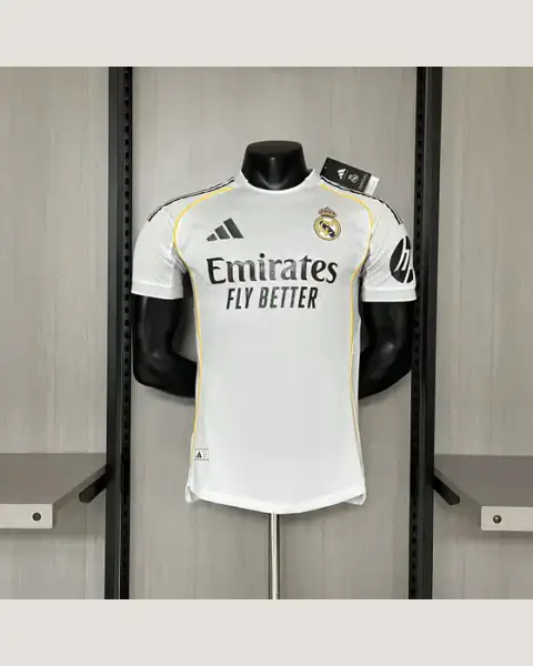 Camisa I Player Real Madrid 25-26 Adidas — foto frontal