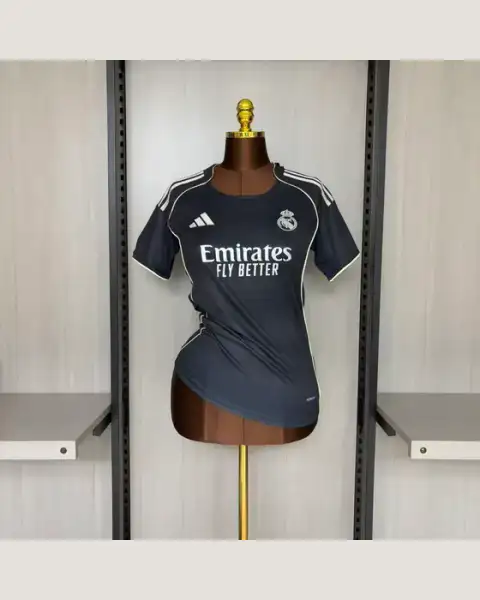 Camisa II Feminina Real Madrid 25-26 Adidas — foto frontal