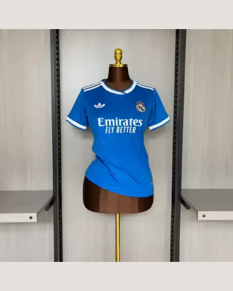 Camisa III Feminina Real Madrid 25-26 Adidas — foto frontal
